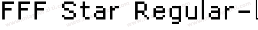 FFF Star Regular字体转换